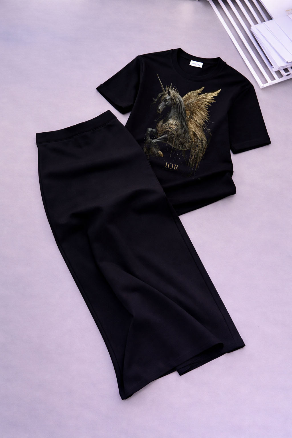 Set Golden Unicorn Noir