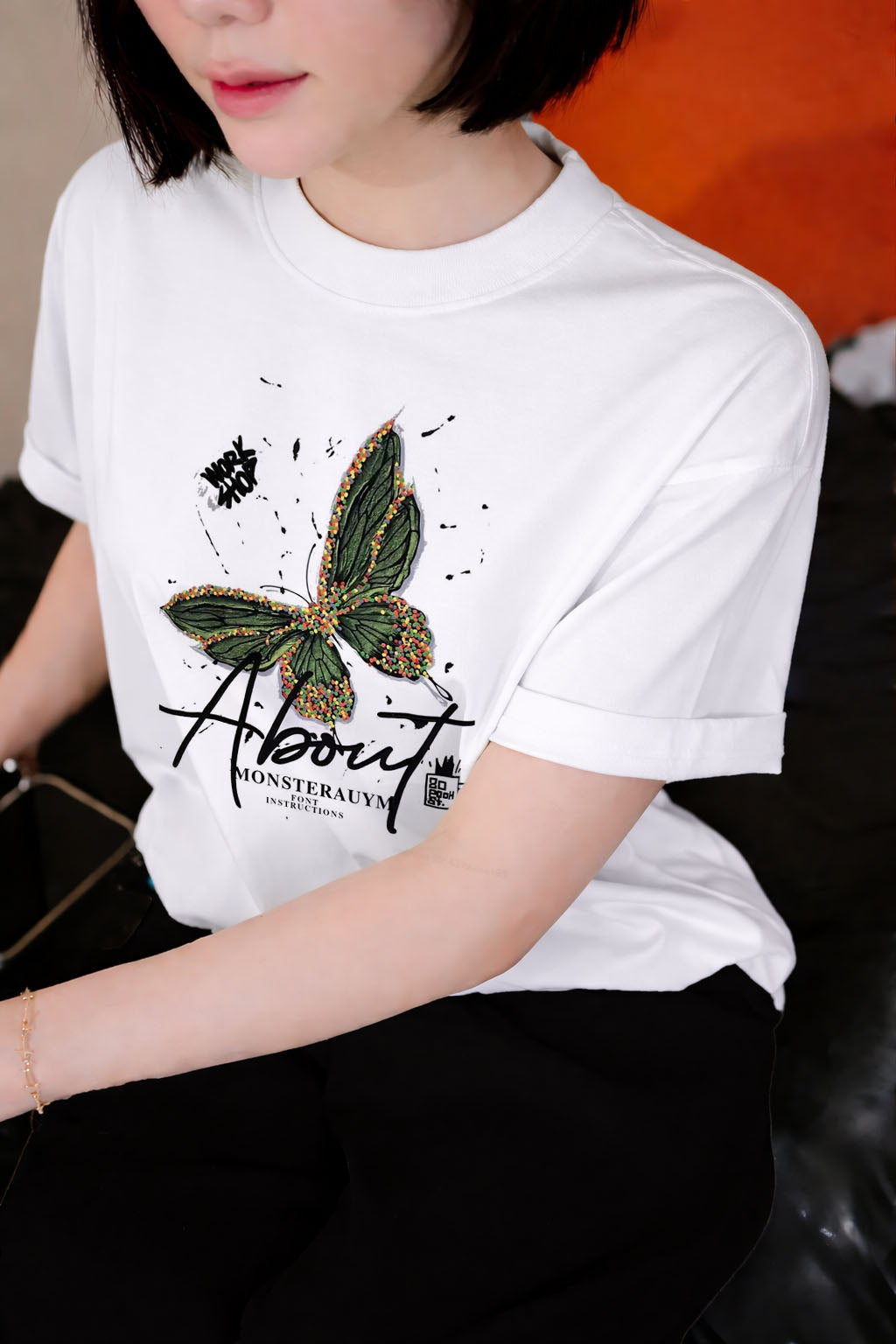 Áo Butterfly Monstera Premium