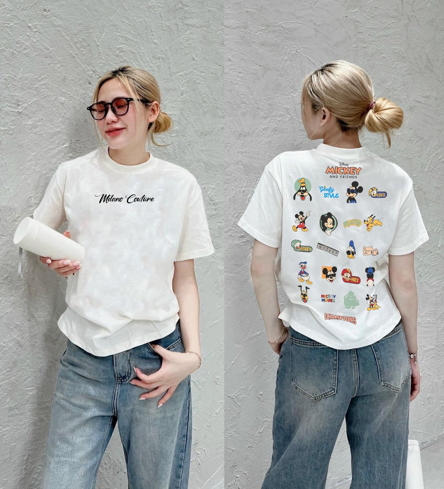 Tee Disney Sticker Style