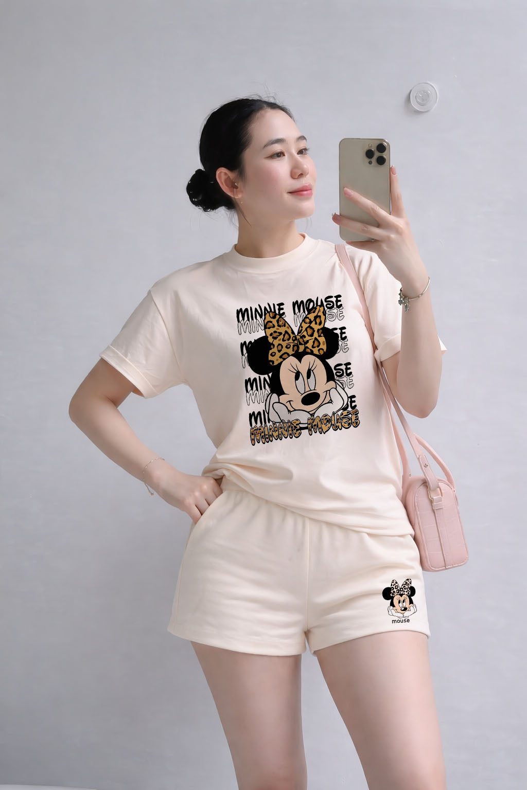 Bộ Short Kem Hàn Quốc 2