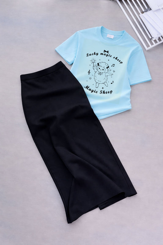 Bộ Cừu Xanh Pastel Cute
