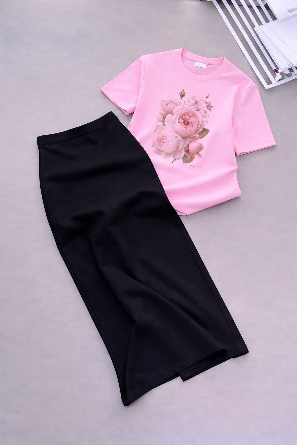 Set Pink Rose Elegance