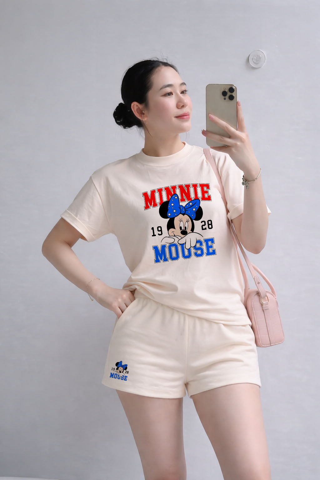 Bộ Short Kem Hàn Quốc 3