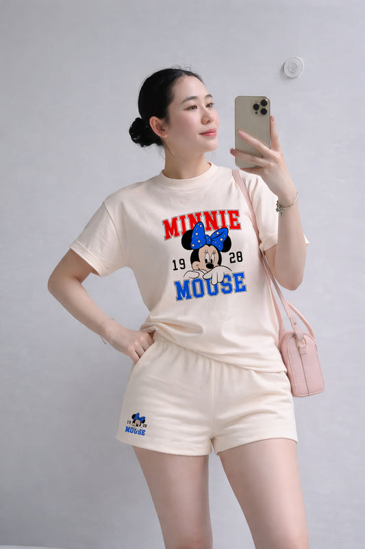 Bộ Short Kem Hàn Quốc 3