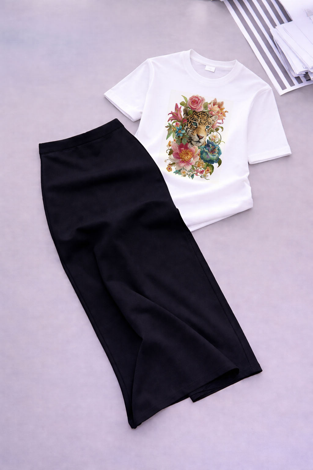 Set Leopard Floral Luxury