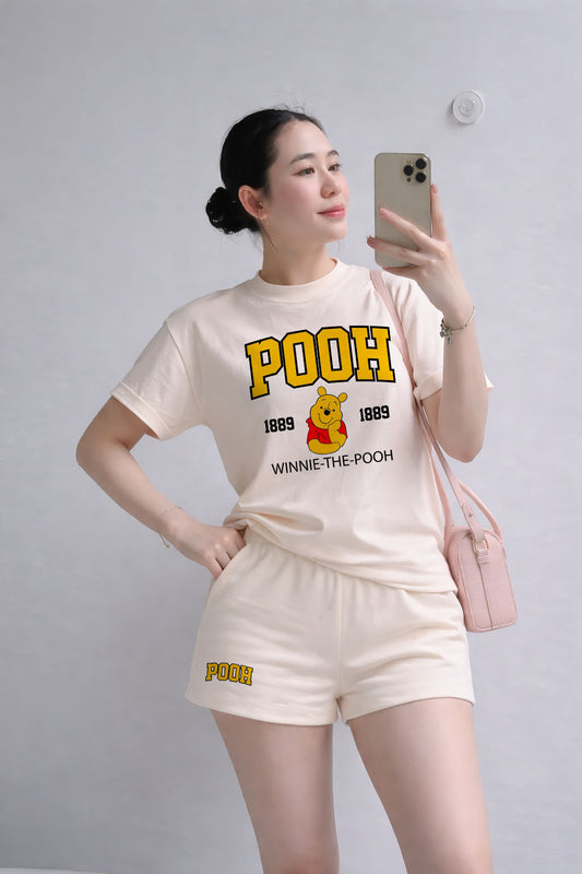Bộ Short Kem Hàn Quốc