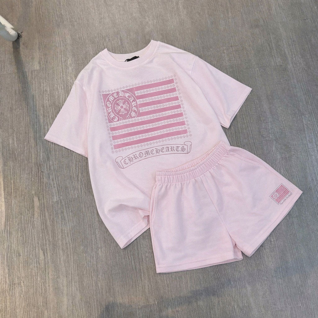 Set Pink Flag Street