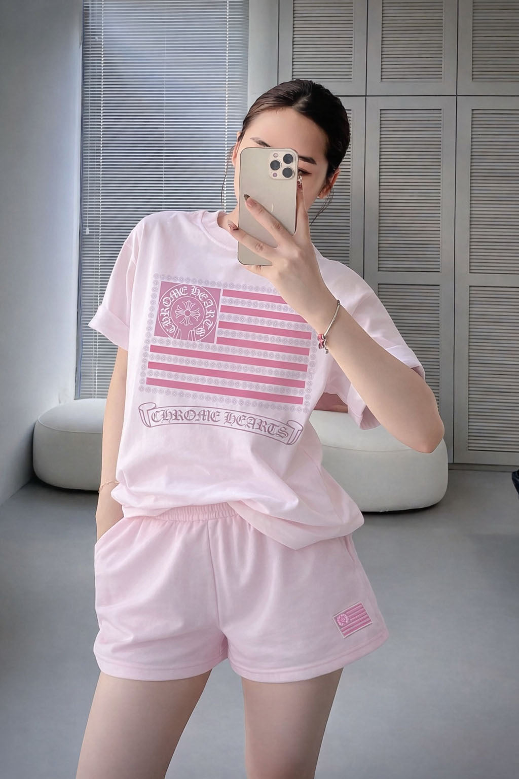 Set Pink Flag Street
