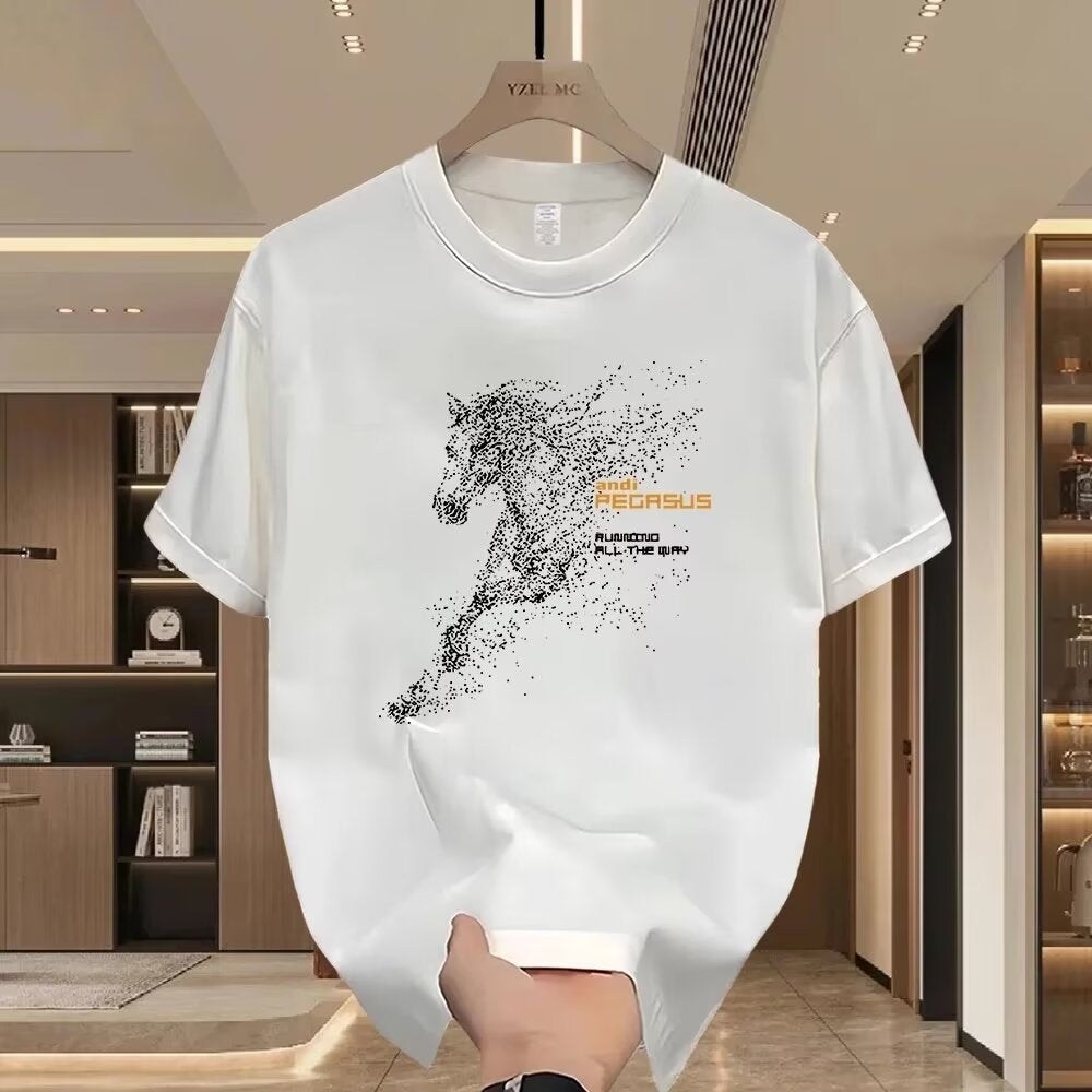 Áo Thun Ngựa Bụi Pixel