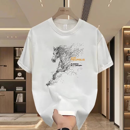 Áo Thun Ngựa Bụi Pixel
