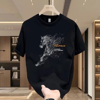 Áo Thun Ngựa Bụi Pixel