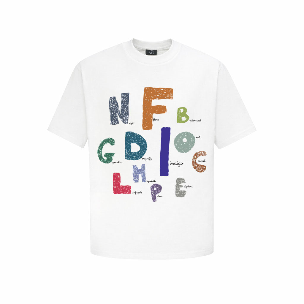 RICKEY “COLOR BLOCK TYPO” T-SHIRT