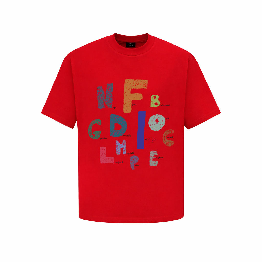 RICKEY “COLOR BLOCK TYPO” T-SHIRT