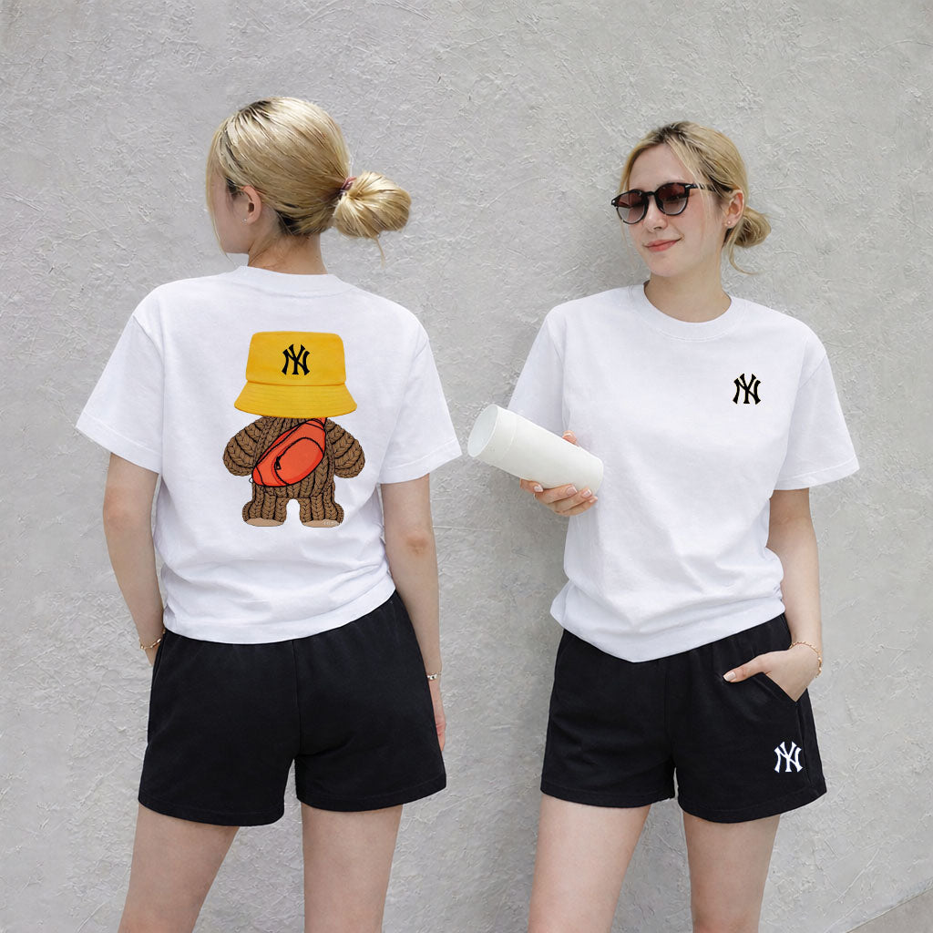 Set NY Bear White Black