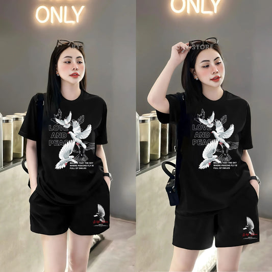 Set Love And Peace Black